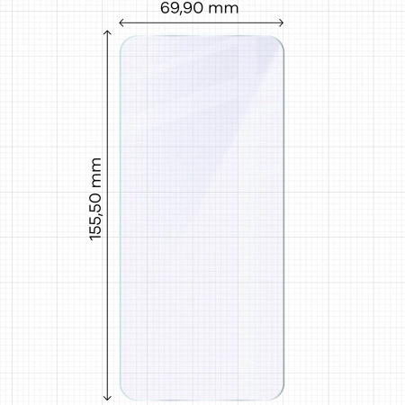 Elastyczne szkło hybrydowe Bizon Glass Mule do Realme 14 Pro Plus 5G