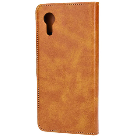 Etui z klapką Bizon Case Pocket do Galaxy Xcover7, brązowe