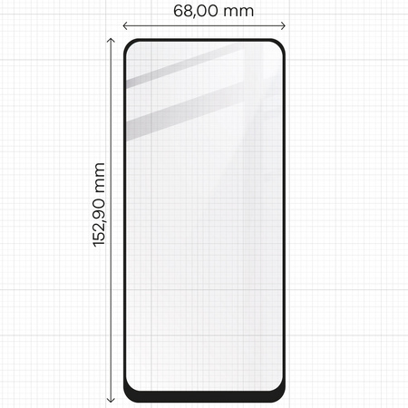 Szkło hartowane Bizon Glass Edge do Oppo Reno 5 5G, czarne