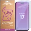 Elastyczne szkło hybrydowe Bizon Glass Mule Duo do iPhone 17, 2 sztuki
