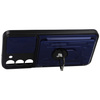 Etui Bizon Case Camshield Card Slot Ring do Galaxy S23 Plus, granatowe