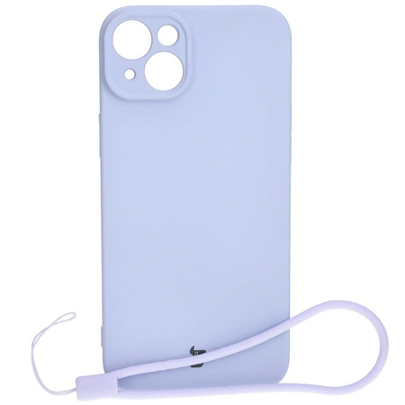 Etui Bizon Case Silicone do Apple iPhone 15 Plus, jasnofioletowe