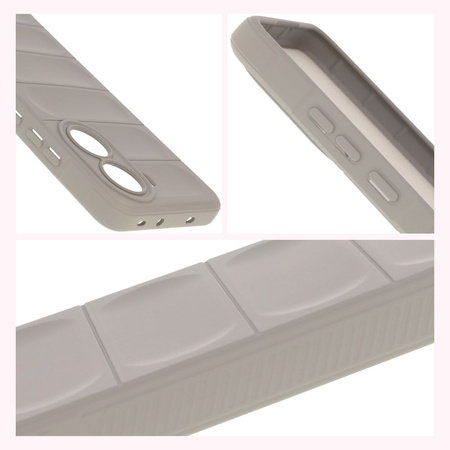 Pancerne etui Bizon Case Tur do Xiaomi Poco X7 Pro, jasnoszare