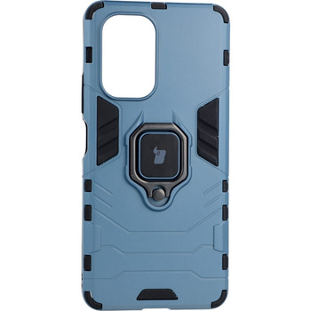 Etui Bizon Case Armor Ring do Xiaomi Mi 11i / Poco F3, niebieskie