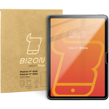 Szkło hartowane Bizon Glass Tab Clear Duo do iPad Air 11" 7 / 6 gen. 2025 / 2024, 2 sztuki