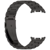 Pasek ze stali nierdzewnej Bizon Strap Watch Aura do Samsung Galaxy Watch 8 40 mm / 44 mm / 8 Classic 46 mm, czarny