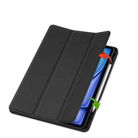 Etui Bizon Case Tab Lizard do iPad Air 13" 2025 / 2024, czarne