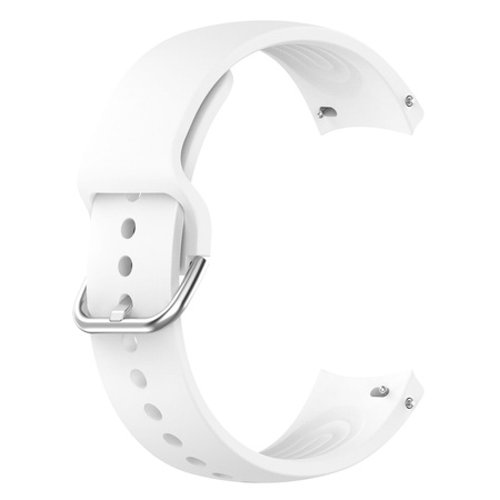 Pasek Bizon Strap Watch Silicone Pro do Xiaomi Watch S1 Pro, biały