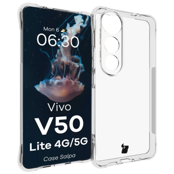 Elastyczne etui Bizon Case Salpa do Vivo V50 Lite 4G / 5G, przezroczyste