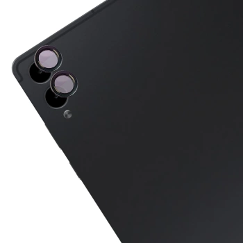Szkło na aparat Bizon Glass Tab Snap Lens do Galaxy Tab S11 Ultra, 1 zestaw, czarna ramka