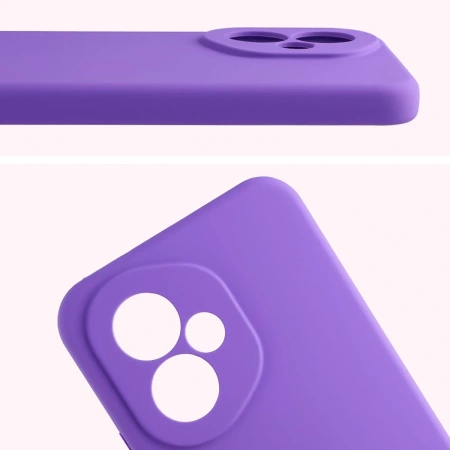 Silikonowe etui Bizon Soft Case do Honor 400, fioletowe