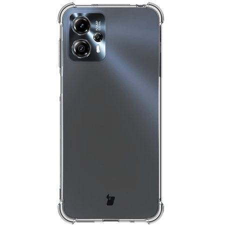 Etui + 2x szkło + obiektyw Bizon Case Clear Pack do Motorola Moto G13 / G23, przezroczyste