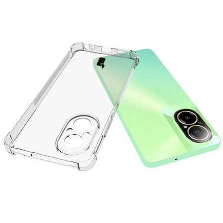 Etui + 2x szkło Bizon Case Clear Pack do Realme C67 4G, przezroczyste