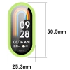 Etui ze szkłem do zegarka Bizon Case+Glass Watch do Xiaomi Smart Band 10, jasnozielone