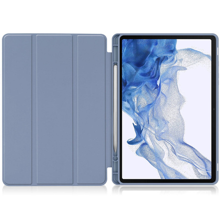 Etui Bizon Case Tab Lizard do Galaxy Tab S9, szare