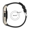 Silikonowy pasek Bizon Strap Watch Silicone T do Huawei Watch 5 46 mm, czarny