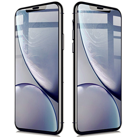 2x Szkło + szybka na aparat Bizon Edge Pack do iPhone Xs Max