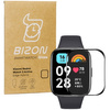 Szkło hybrydowe Bizon Glass Watch Edge Hybrid dla Redmi Watch 3 Active, czarne