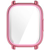 Etui z osłoną ekranu Bizon Case Watch Felipe do Xiaomi Redmi Watch 5 Active, różowe