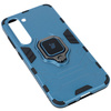 Etui Bizon Case Armor Ring do Samsung Galaxy S23, niebieskie