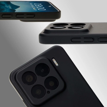 Etui Bizon Case Łupka do Xiaomi 15, czarne