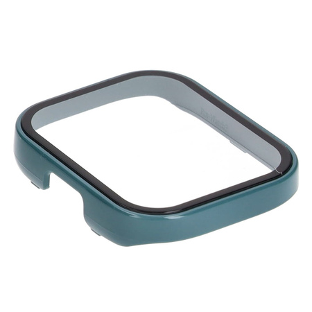 Etui Bizon Case+Glass Set do Xiaomi Redmi Watch 3, zielone
