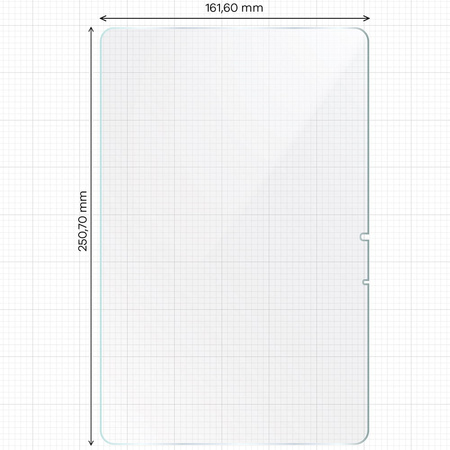 Folia imitująca papier Bizon Film Tab Papirus Duo do Galaxy Tab S8/S7, 2 sztuki