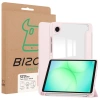 Etui z klapką Bizon Case Tab Clear Matt do Galaxy Tab A11 / A9, różowe