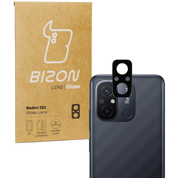 Szkło na aparat Bizon Glass Silk Lens do Redmi 12C, 2 sztuki