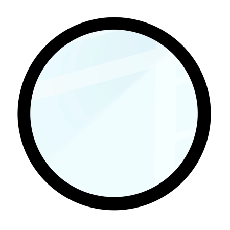 Szkło hybrydowe Bizon Glass Watch Edge Hybrid dla Garmin Venu 4 45 mm, czarne