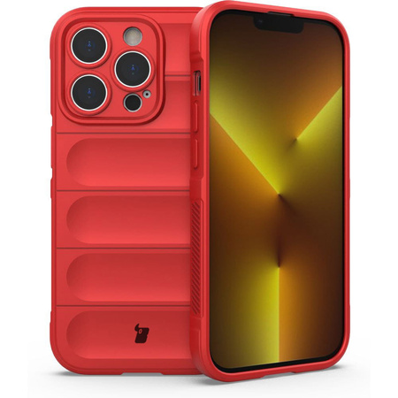 Pancerne etui Bizon Case Tur do iPhone 14 Pro, czerwone
