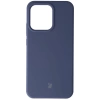 Silikonowe etui Bizon Soft Case do Oppo Reno 14, ciemnoniebieskie