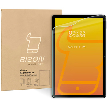 Folia imitująca papier Bizon Film Tab Papirus Duo do Redmi Pad SE, 2 sztuki