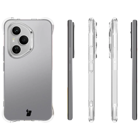 Elastyczne etui Bizon Case Salpa do Honor 400 Pro, przezroczyste