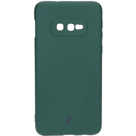 Etui Bizon Case Silicone do Galaxy S10e, ciemnozielone