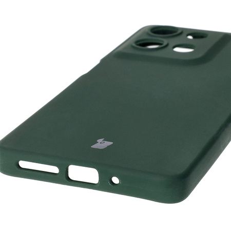 Silikonowe etui Bizon Soft Case do Motorola Moto G75 5G, ciemnozielone