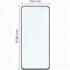 Szkło hartowane Bizon Glass Edge Duo do Motorola Moto G86 5G / G86 Power 5G, czarna ramka, 2 sztuki