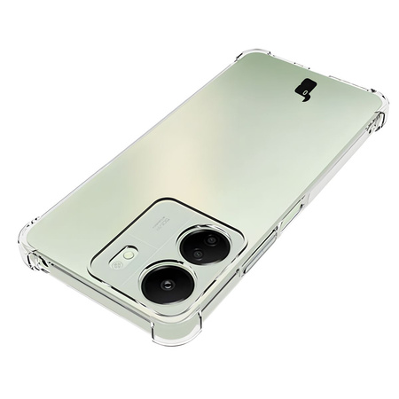 Elastyczne etui Bizon Case Salpa do Xiaomi Redmi 13C / Xiaomi Poco C65, przezroczyste