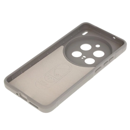 Pancerne etui Bizon Case Tur do Vivo X200 Pro, jasnoszare
