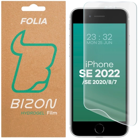 Folia hydrożelowa na ekran Bizon Glass Hydrogel Front do iPhone SE 2022 / 2020 / 8 / 7, 1 sztuka