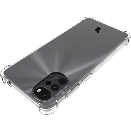 Etui + 2x szkło + obiektyw Bizon Case Clear Pack do Moto G22, przezroczyste