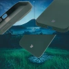Etui Bizon Case Łupka do iPhone 14, zielone