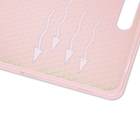 Etui Bizon Case Tab Lizard do Galaxy Tab S9, różowe