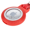 Etui Bizon Case Locator Waterproof do Apple AirTag, czerwone