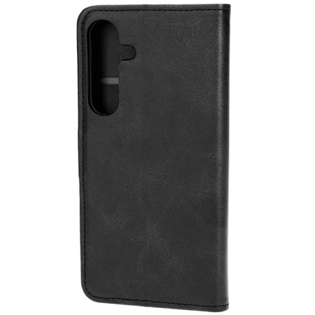 Etui z klapką Bizon Case Pocket do Galaxy S25 / S24, czarne