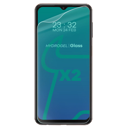 Folia hydrożelowa na ekran Bizon Glass Hydrogel do Galaxy A24 4G, 2 sztuki