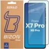 Szkło hartowane Bizon Glass Edge Duo do Xiaomi POCO X6 Pro / X7 Pro, czarna ramka, 2 sztuki