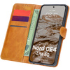 Etui z klapką Bizon Case Pocket do OnePlus Nord CE4 Lite 5G, brązowe