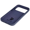 Silikonowe etui Bizon Soft Case do iPhone 17 Pro Max, ciemnoniebieskie