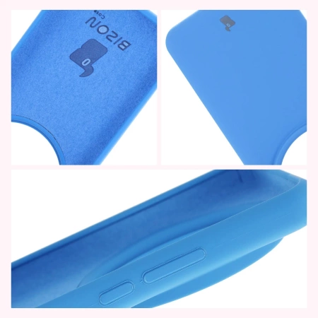 Silikonowe etui Bizon Soft Case do Xiaomi 15 Ultra, niebieskie